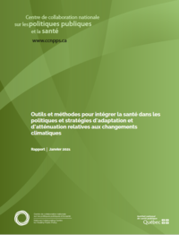 Outils et méthodes pour intégrer la santé dans les ... Image 1