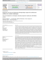 Expérience de dix ans d’éducation thérapeutique auprès des ... Image 1