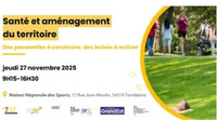 Séminaire régional le 27.11.2025. "Santé &amp; Aménagement du ... Image 1