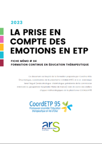 La prise en compte des émotions en ETP Image 1