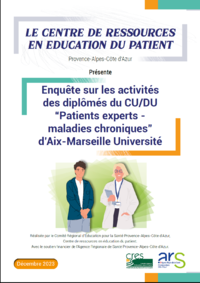 Enquête sur les activités des diplômés du CU/DU “Patients ... Image 1