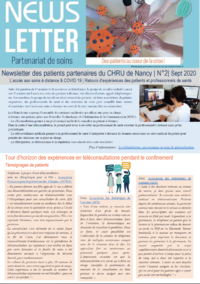 Newsletter Partenariat de soins - Newsletter des patients pa ... Image 1