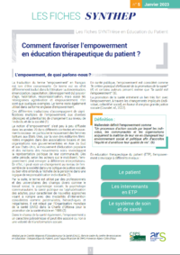 Comment favoriser l’empowerment en éducation thérapeutique ... Image 1