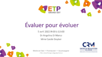 Retour sur le webinaire « Évaluer pour évoluer » Image 1