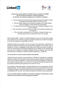 La transition écologique, une préoccupation prioritaire des ... Image 1